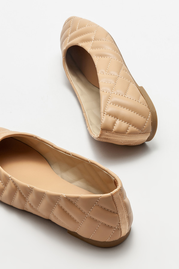 Naturel kadın babet - Elle Shoes