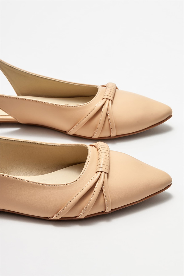 Naturel kadın babet - Elle Shoes