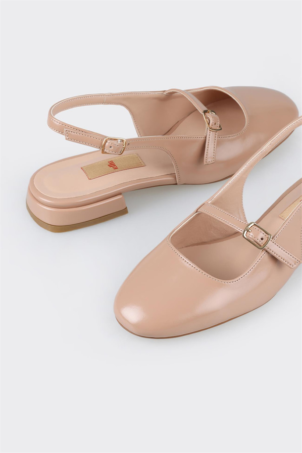 Naturel kadın babet - Elle Shoes