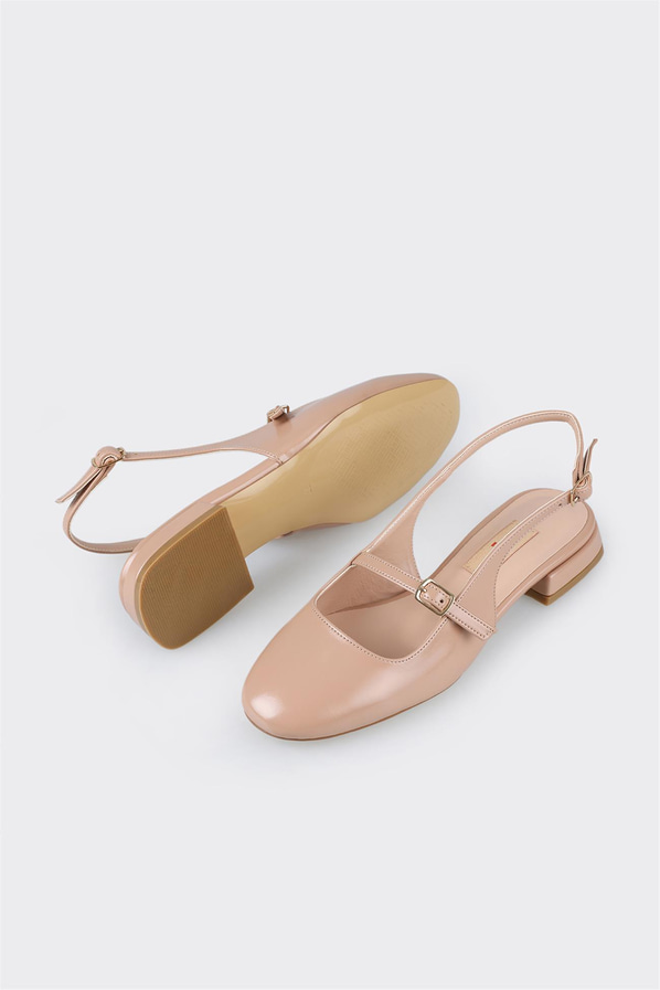 Naturel kadın babet - Elle Shoes