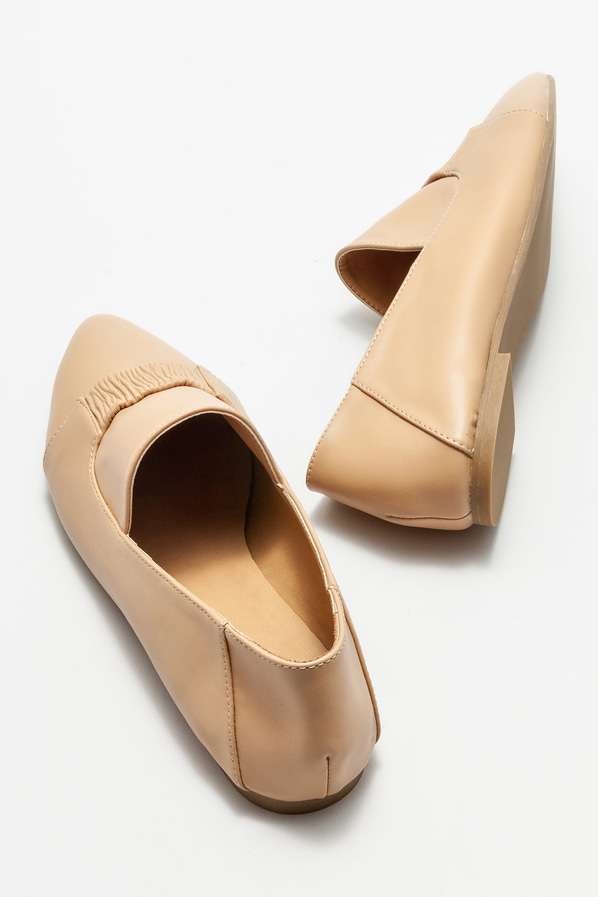 Naturel kadın babet - Elle Shoes
