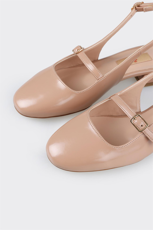 Naturel kadın babet - Elle Shoes