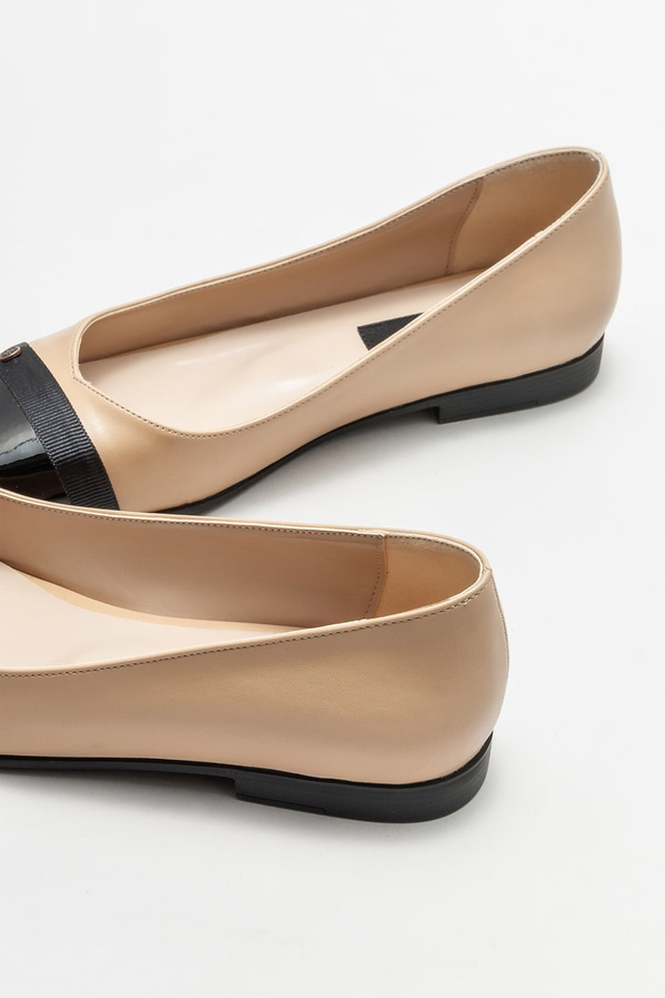Naturel kadın babet - Elle Shoes