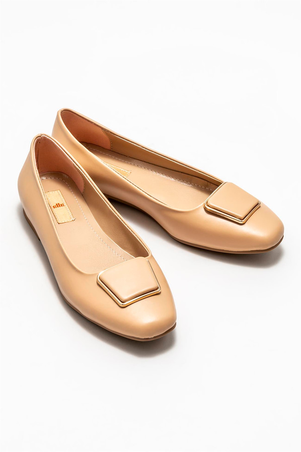 Naturel kadın babet - Elle Shoes