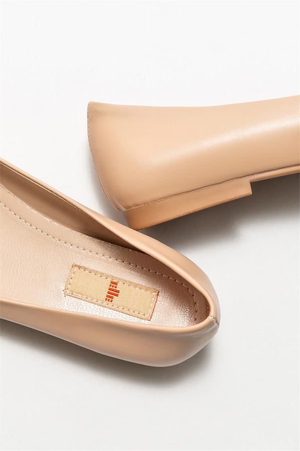 Naturel kadın babet - Elle Shoes