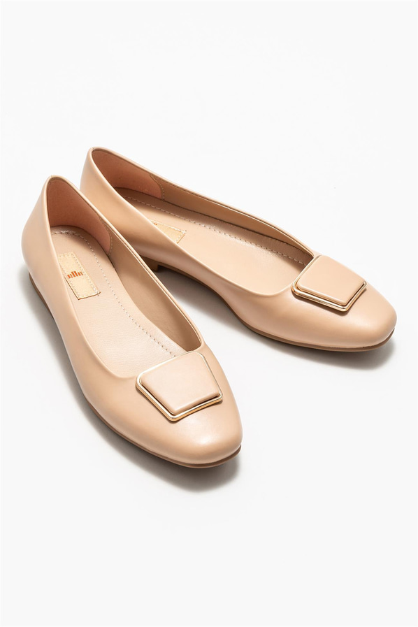 Naturel kadın babet - Elle Shoes