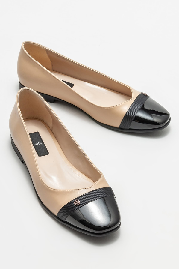 Naturel kadın babet - Elle Shoes
