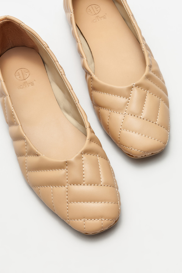 Naturel kadın babet - Elle Shoes