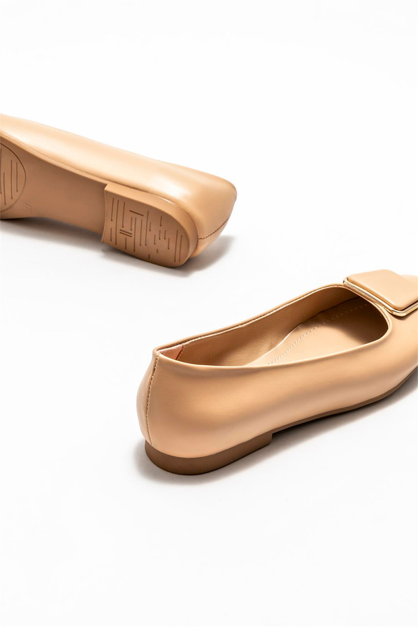 Naturel kadın babet - Elle Shoes