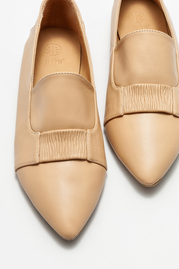 Naturel kadın babet - Elle Shoes