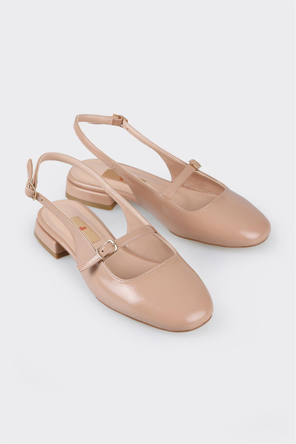 Naturel kadın babet - Elle Shoes