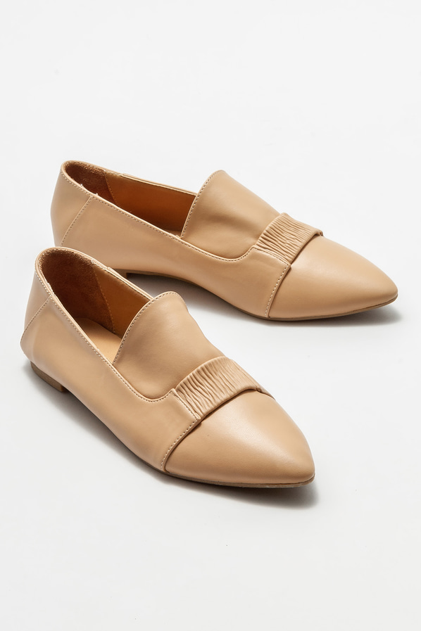 Naturel kadın babet - Elle Shoes