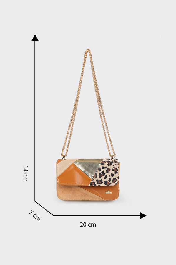 Naturel kadın çapraz çanta - Elle Shoes