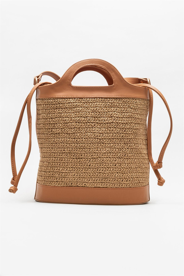 Naturel kadın çapraz çanta - Elle Shoes