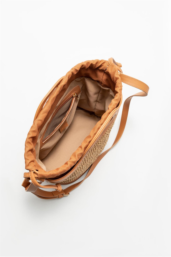 Naturel kadın çapraz çanta - Elle Shoes