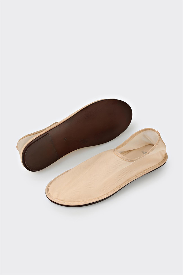 Naturel kadın düz ayakkabı, günlük kullanım için - Elle Shoes