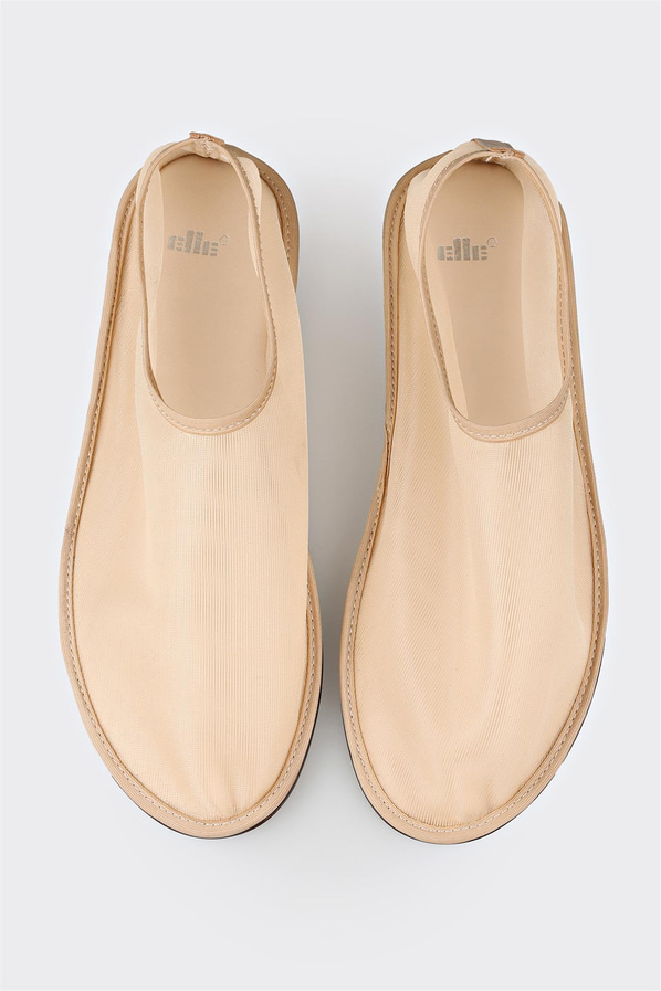 Naturel kadın düz ayakkabı, günlük kullanım için - Elle Shoes