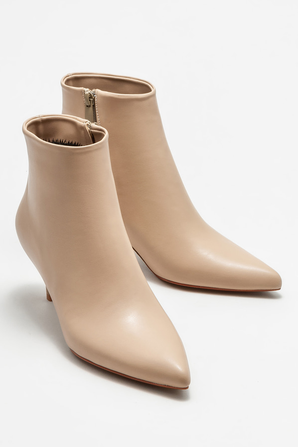 Naturel kadın klasik bot - Elle Shoes