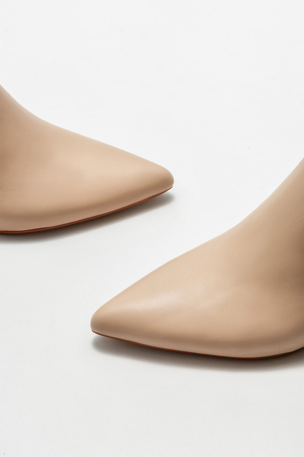 Naturel kadın klasik bot - Elle Shoes