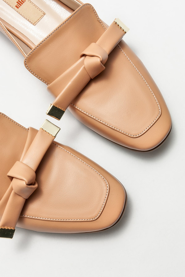 Naturel kadın loafer - Elle Shoes