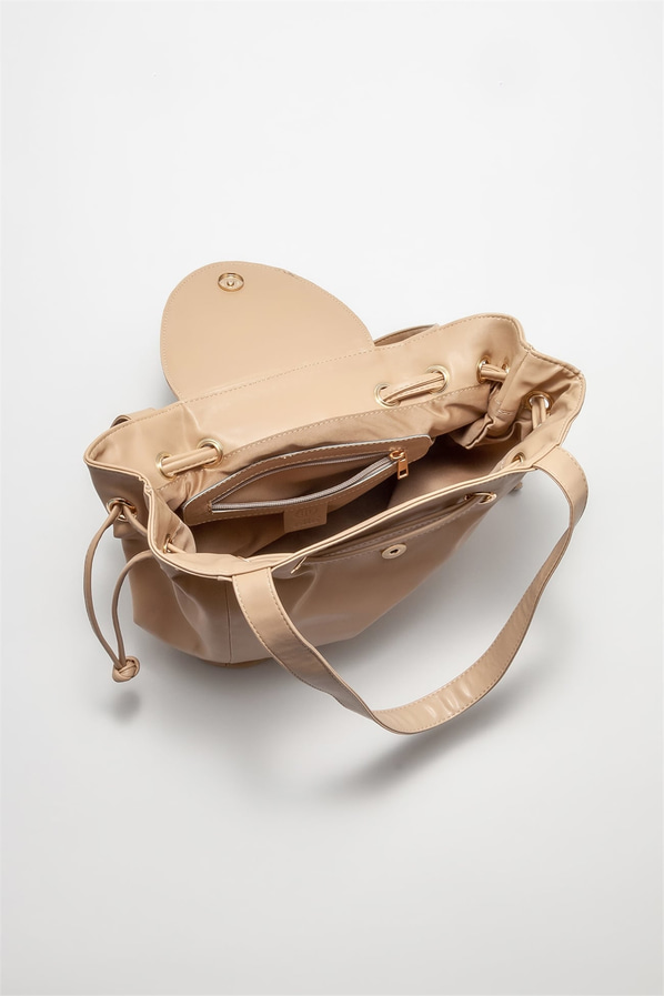 Naturel kadın omuz çantası - Elle Shoes