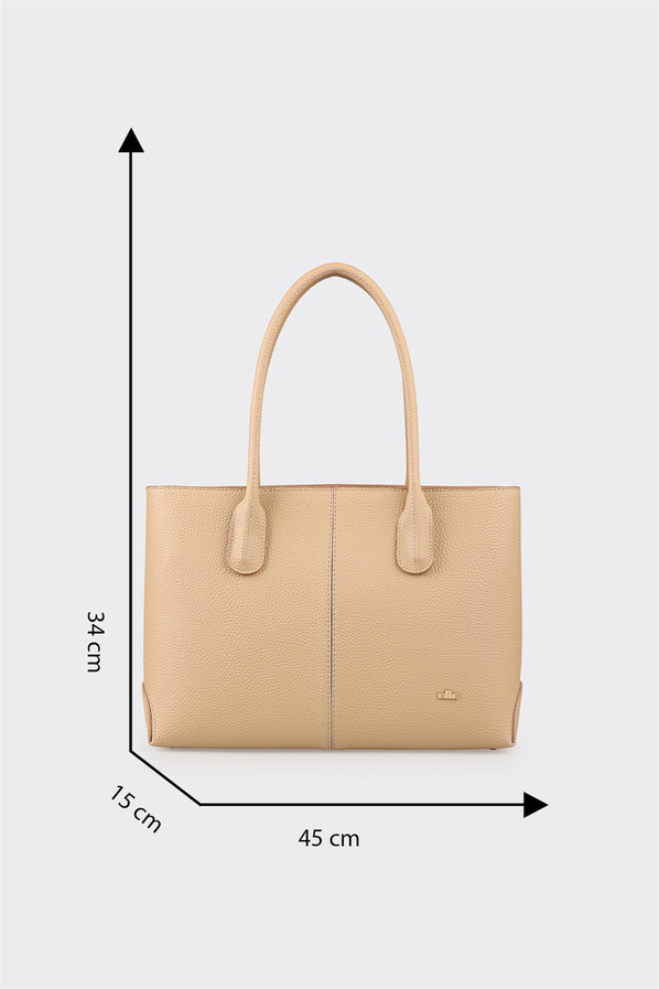 Naturel kadın omuz çantası - Elle Shoes