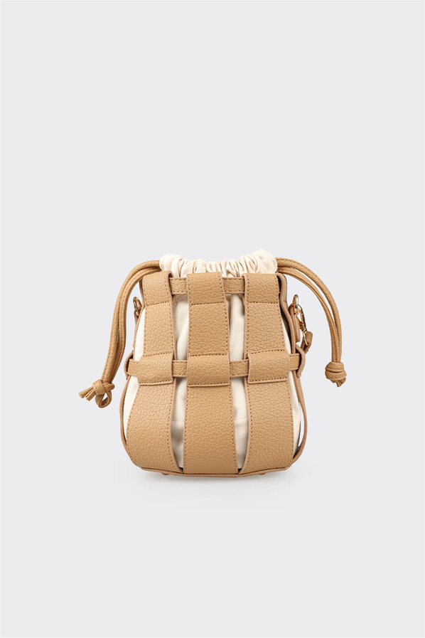 Naturel kadın omuz çantası - Elle Shoes