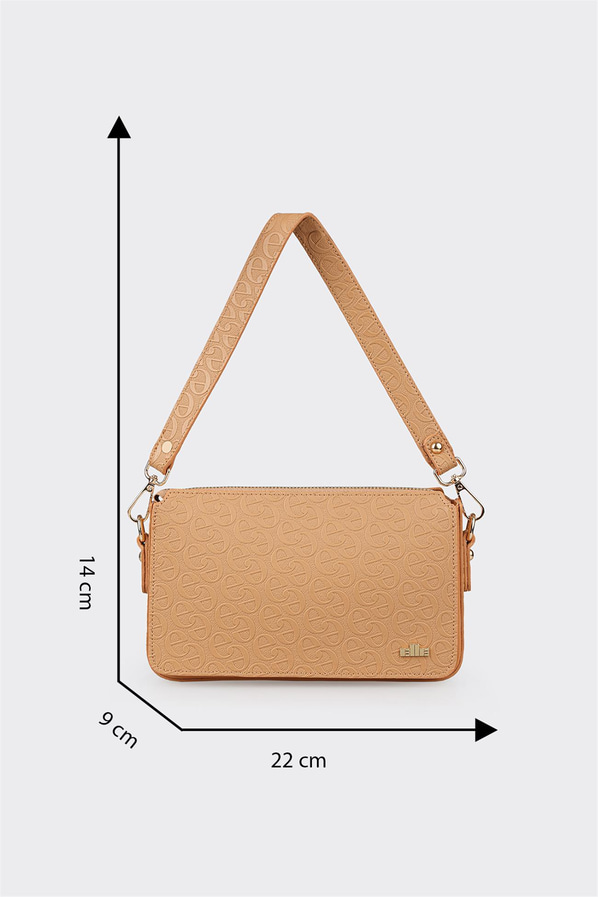 Naturel kadın omuz çantası - Elle Shoes