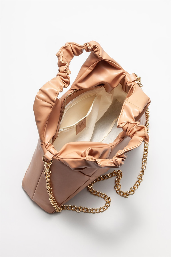 Naturel kadın omuz çantası - Elle Shoes