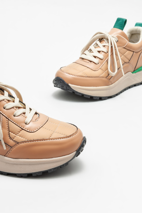 Naturel kadın spor ayakkabı - Elle Shoes