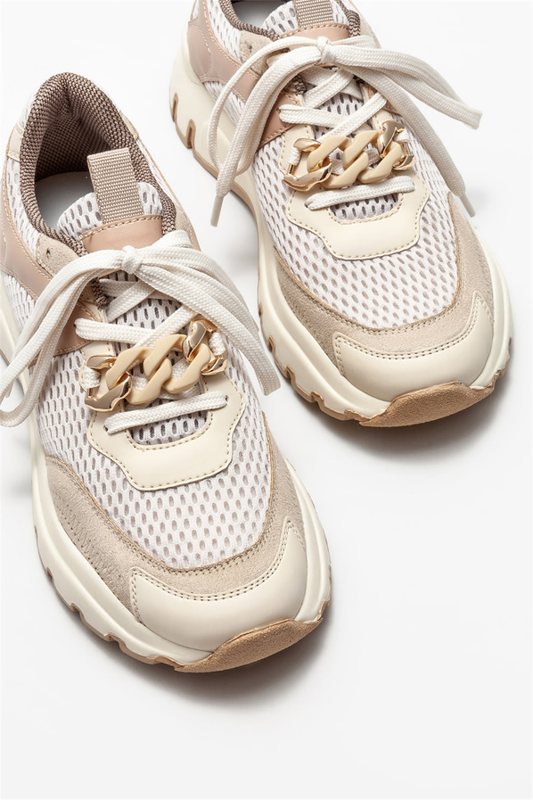 Naturel kadın sneaker - Elle Shoes