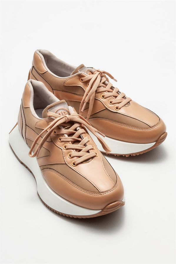 Naturel kadın spor ayakkabı - Elle Shoes