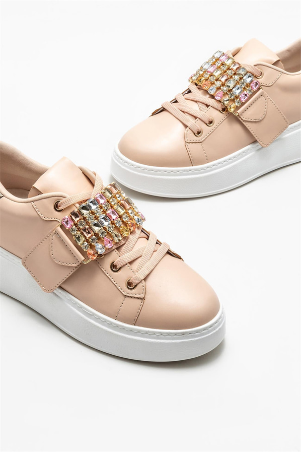 Naturel kadın sneaker - Elle Shoes