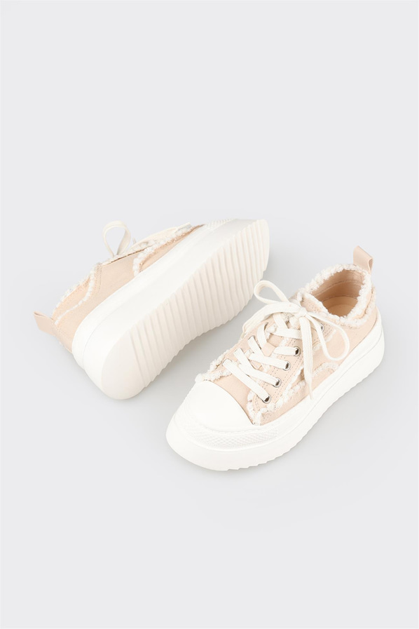 Naturel kadın sneaker - Elle Shoes