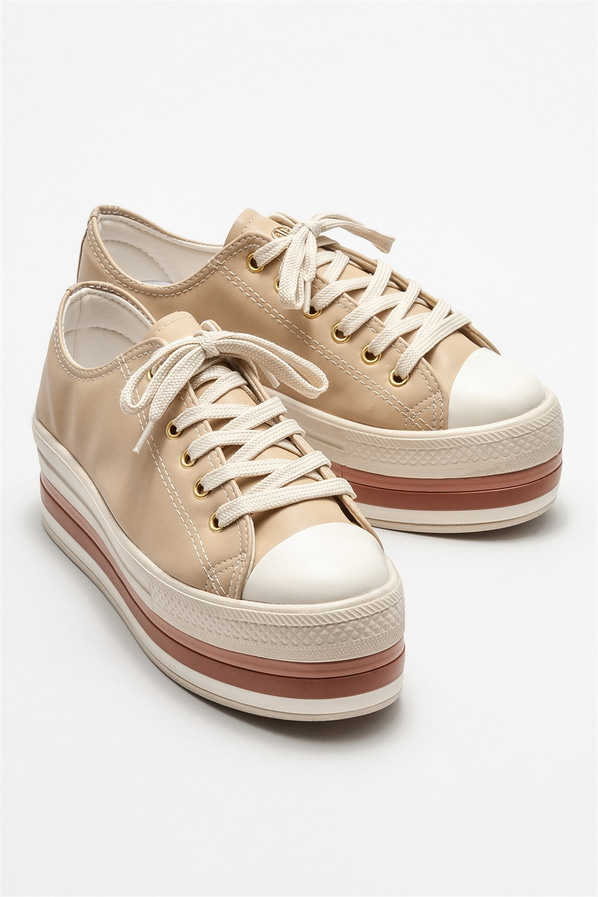 Naturel kadın spor ayakkabı - Elle Shoes