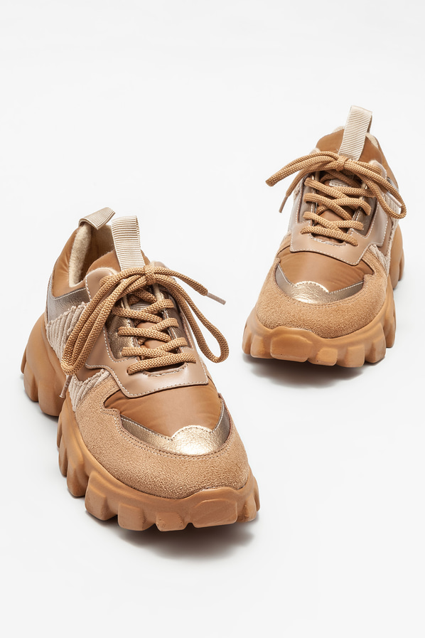 Naturel kadın spor ayakkabı - Elle Shoes