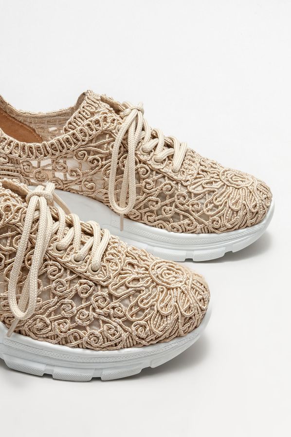 Naturel kadın spor ayakkabı - Elle Shoes