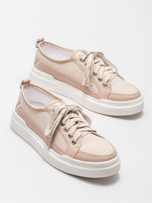 Naturel kadın spor ayakkabı - Elle Shoes