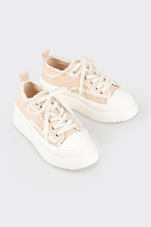 Naturel kadın sneaker - Elle Shoes