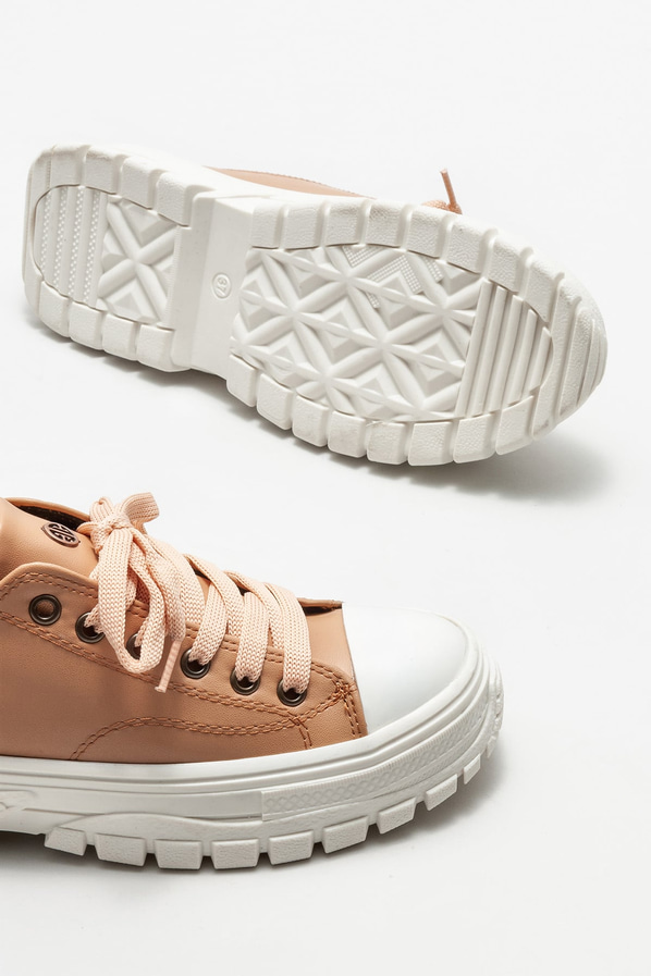 Naturel kadın spor ayakkabı - Elle Shoes
