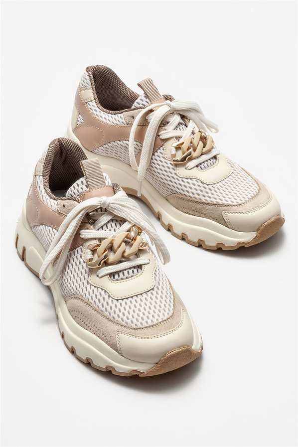 Naturel kadın sneaker - Elle Shoes