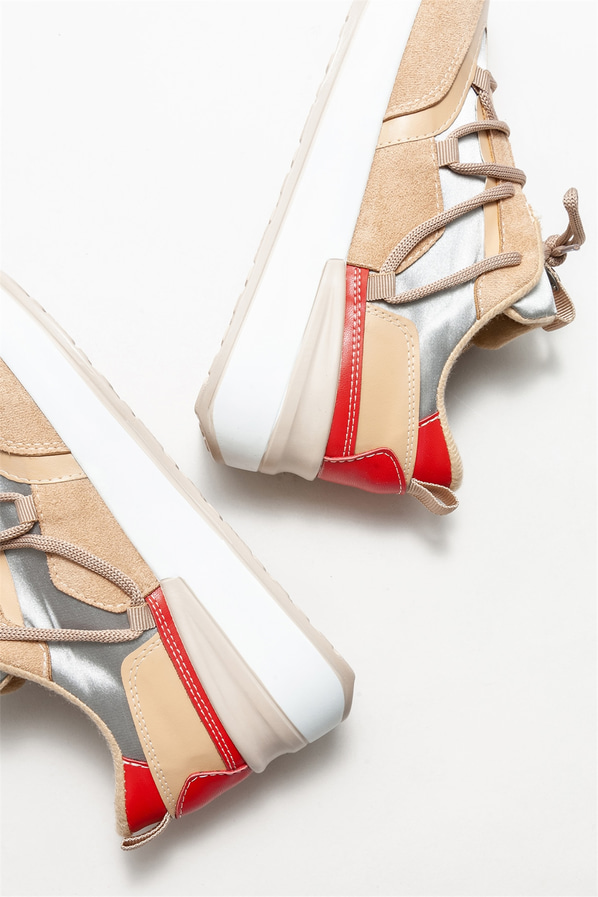 Naturel kadın spor ayakkabı - Elle Shoes