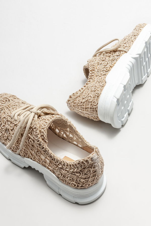 Naturel kadın spor ayakkabı - Elle Shoes