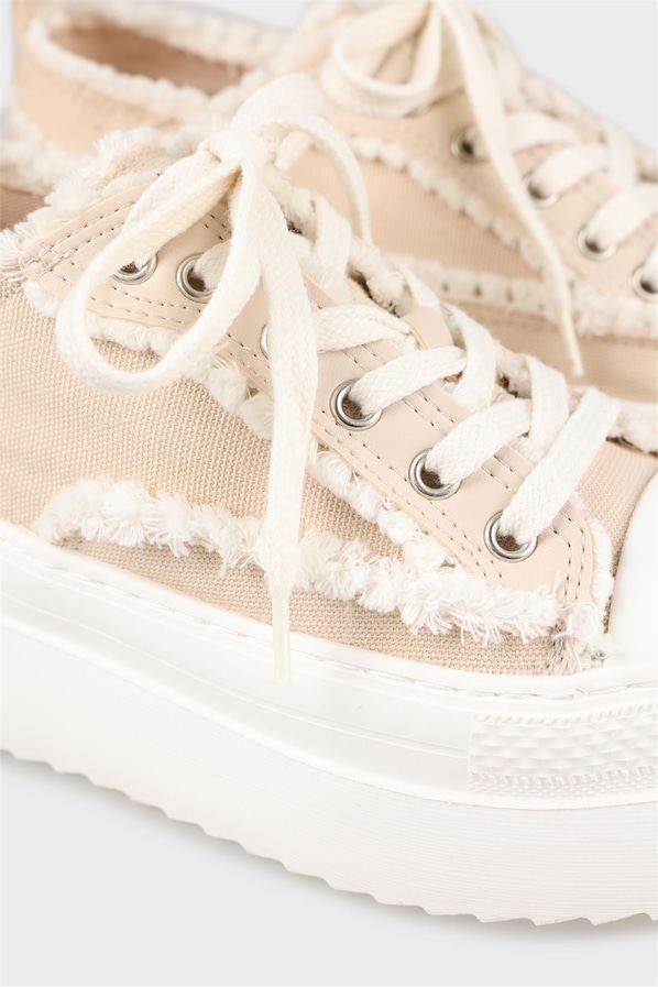 Naturel kadın sneaker - Elle Shoes