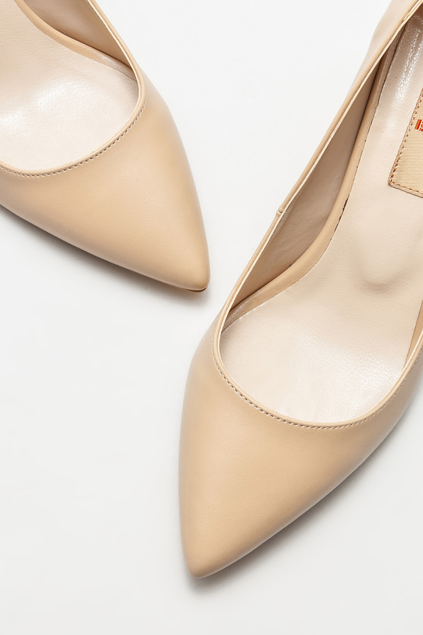 Naturel kadın stiletto - Elle Shoes