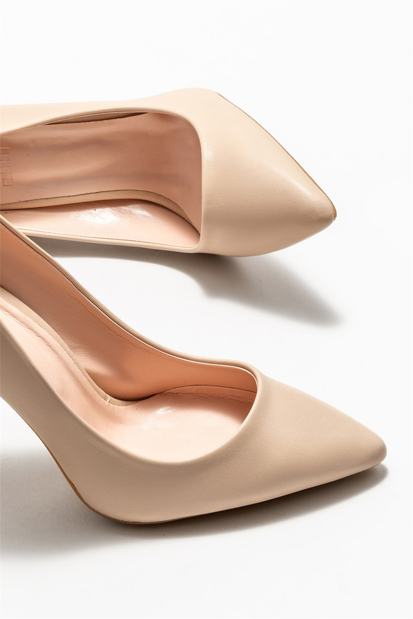 Naturel kadın stiletto - Elle Shoes