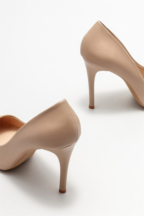 Naturel kadın stiletto - Elle Shoes