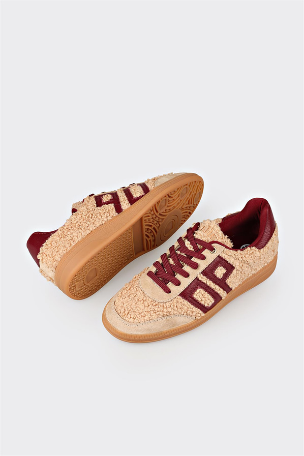 Naturel kadın sneaker, rahat kullanım için - Elle Shoes
