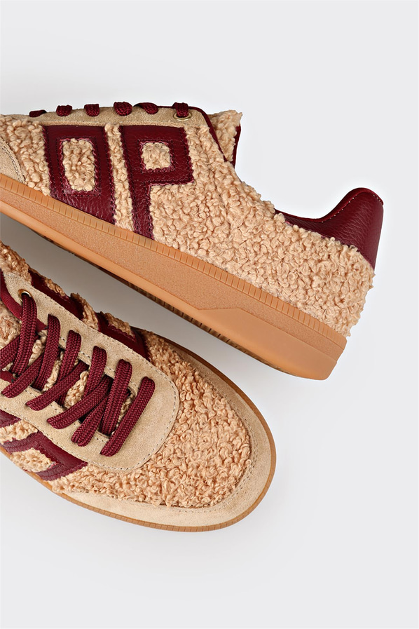 Naturel kadın sneaker, rahat kullanım için - Elle Shoes