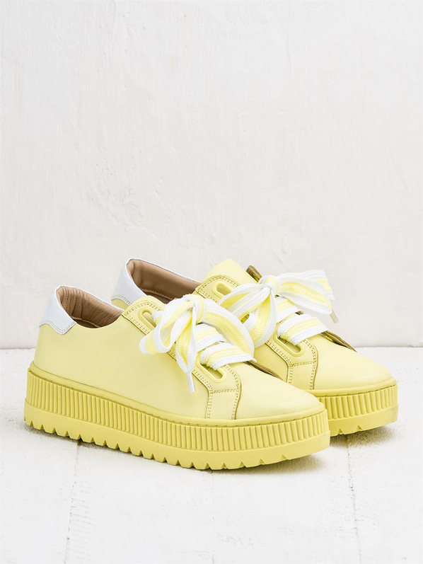Sarı kadın ayakkabı - Elle Shoes